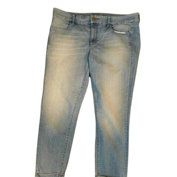 Ann Taylor LOFT Size 14/32 Modern Skinny Ankle Denim STRETCH Jeans - Picture 2 of 3